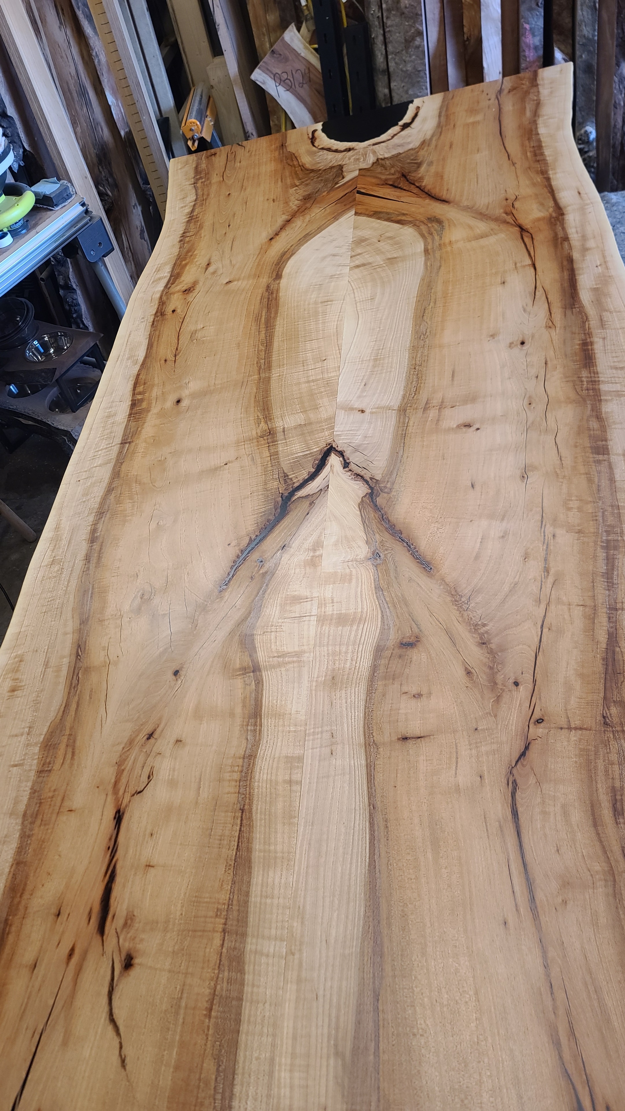 Pignut Hickory Dining Table view 2